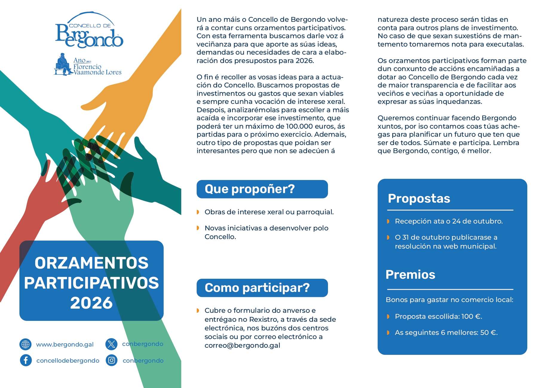 Le máis sobre o artigo Orzamentos Participativos 2026