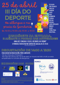 Le máis sobre o artigo Bergondo celebrará o III Día do Deporte o 25 de abril no albergue e na praia de Gandarío